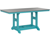 Berlin Gardens Garden Classic 33" x 66" Rectangular Counter Table with Hammered Top