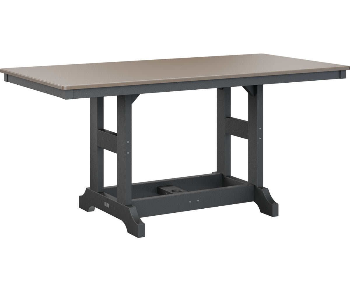 Berlin Gardens Garden Classic 33" x 66" Rectangular Dining Table with Hammered Top