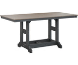 Berlin Gardens Garden Classic 33" x 66" Rectangular Counter Table with Hammered Top