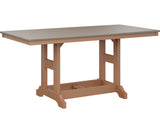 Berlin Gardens Garden Classic 33" x 66" Rectangular Bar Table with Hammered Top