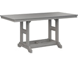Berlin Gardens Garden Classic 33" x 66" Rectangular Counter Table with Hammered Top