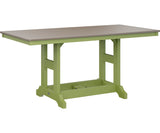 Berlin Gardens Garden Classic 33" x 66" Rectangular Bar Table with Hammered Top