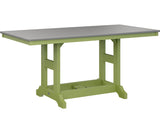 Berlin Gardens Garden Classic 33" x 66" Rectangular Bar Table with Hammered Top
