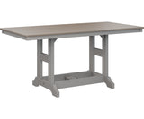 Berlin Gardens Garden Classic 33" x 66" Rectangular Bar Table with Hammered Top