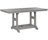 Berlin Gardens Garden Classic 33" x 66" Rectangular Bar Table with Hammered Top