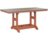 Berlin Gardens Garden Classic 33" x 66" Rectangular Dining Table with Hammered Top