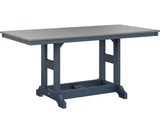 Berlin Gardens Garden Classic 33" x 66" Rectangular Counter Table with Hammered Top