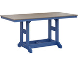 Berlin Gardens Garden Classic 33" x 66" Rectangular Counter Table with Hammered Top