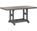 Berlin Gardens Garden Classic 33" x 66" Rectangular Counter Table with Hammered Top
