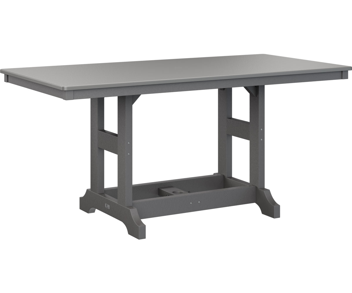 Berlin Gardens Garden Classic 33" x 66" Rectangular Counter Table with Hammered Top
