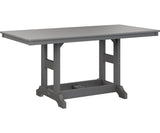 Berlin Gardens Garden Classic 33" x 66" Rectangular Bar Table with Hammered Top