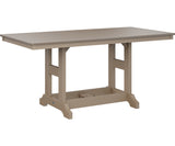 Berlin Gardens Garden Classic 33" x 66" Rectangular Bar Table with Hammered Top