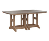 Berlin Gardens Garden Classic 44" x 72" Rectangular Counter Table with Hammered Top