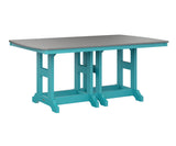 Berlin Gardens Garden Classic 44" x 72" Rectangular Counter Table with Hammered Top