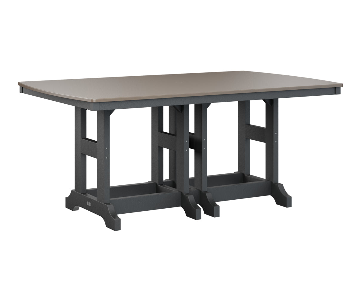 Berlin Gardens Garden Classic 44" x 72" Rectangular Counter Table with Hammered Top