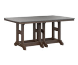 Berlin Gardens Garden Classic 44" x 72" Rectangular Dining Table with Hammered Top