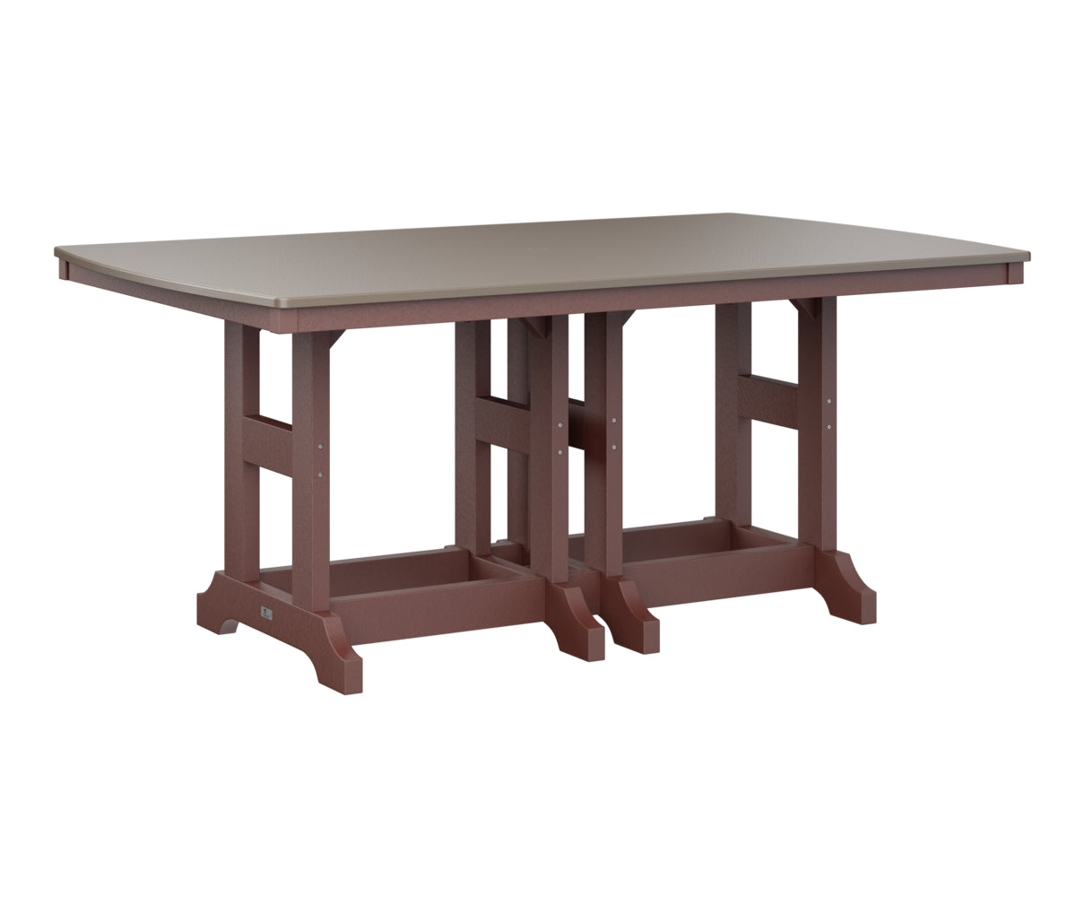 Berlin Gardens Garden Classic 44" x 72" Rectangular Counter Table with Hammered Top