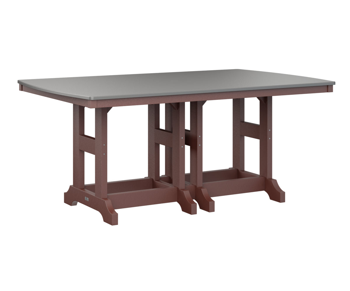 Berlin Gardens Garden Classic 44" x 72" Rectangular Counter Table with Hammered Top