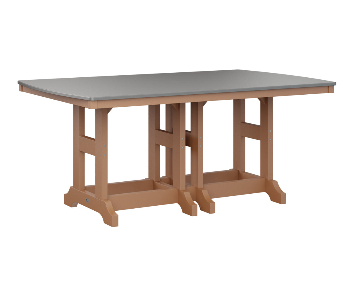 Berlin Gardens Garden Classic 44" x 72" Rectangular Counter Table with Hammered Top