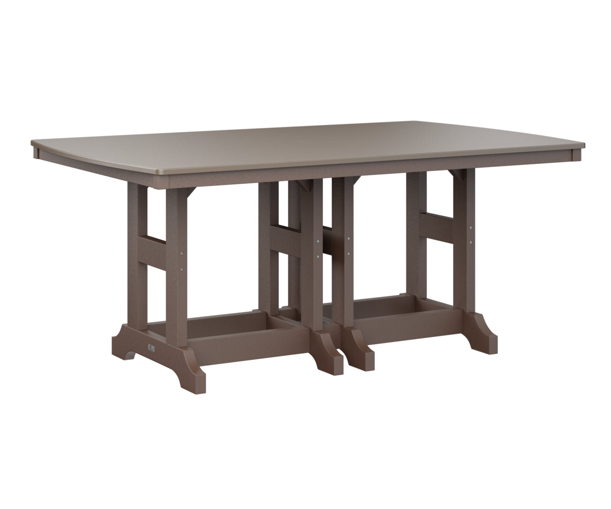 Berlin Gardens Garden Classic 44" x 72" Rectangular Counter Table with Hammered Top