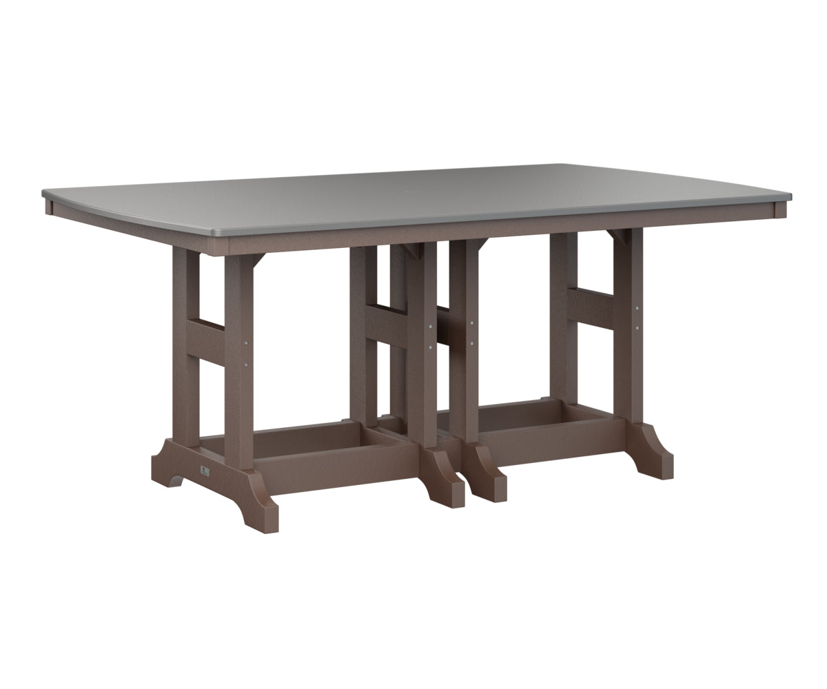 Berlin Gardens Garden Classic 44" x 72" Rectangular Counter Table with Hammered Top