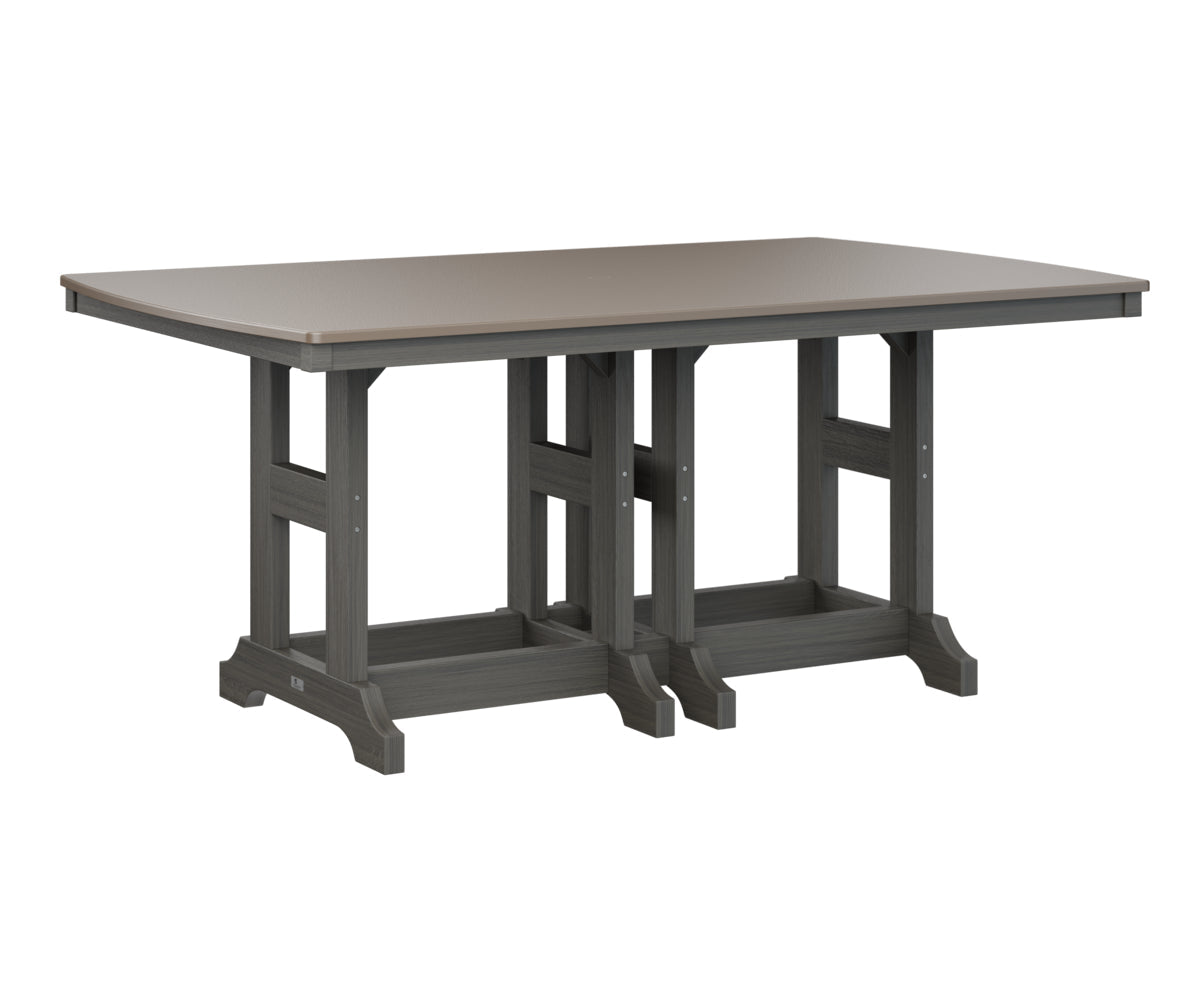 Berlin Gardens Garden Classic 44" x 72" Rectangular Counter Table with Hammered Top