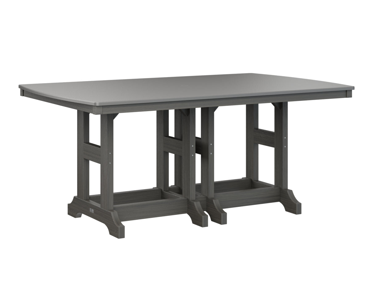 Berlin Gardens Garden Classic 44" x 72" Rectangular Counter Table with Hammered Top