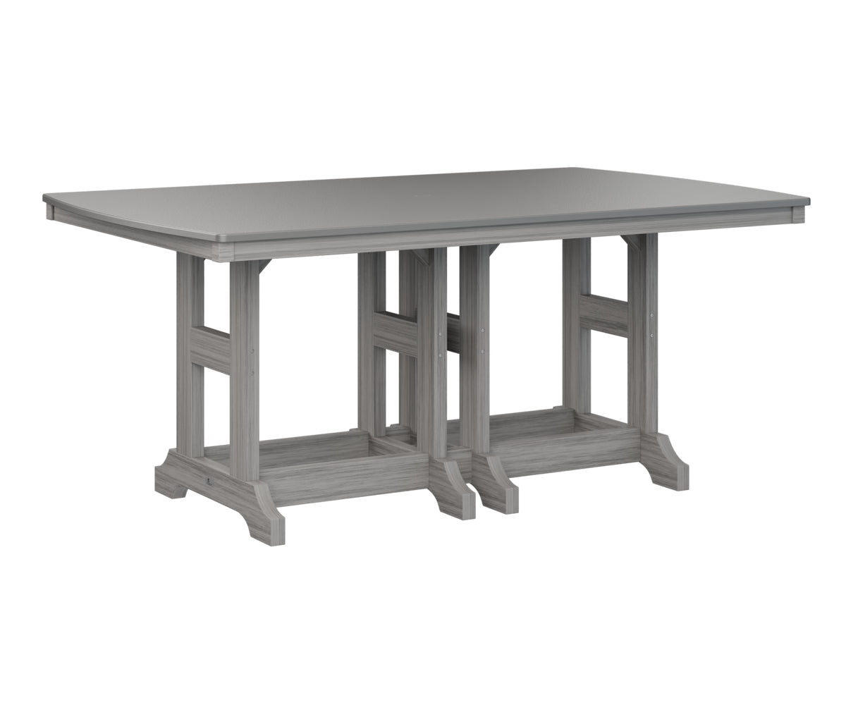 Berlin Gardens Garden Classic 44" x 72" Rectangular Counter Table with Hammered Top