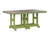 Berlin Gardens Garden Classic 44" x 72" Rectangular Counter Table with Hammered Top