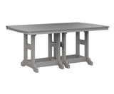 Berlin Gardens Garden Classic 44" x 72" Rectangular Bar Table with Hammered Top