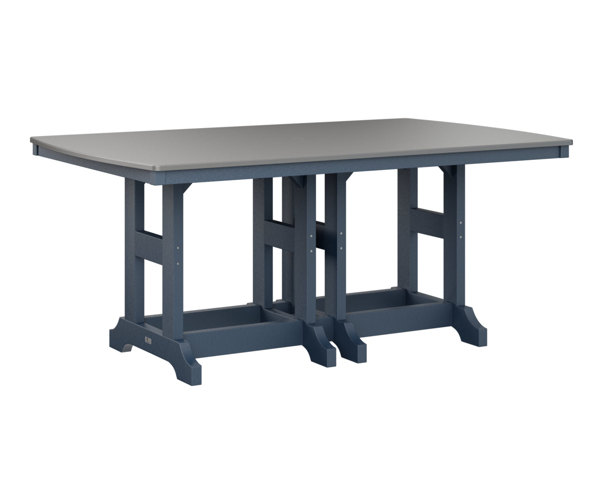 Berlin Gardens Garden Classic 44" x 72" Rectangular Counter Table with Hammered Top
