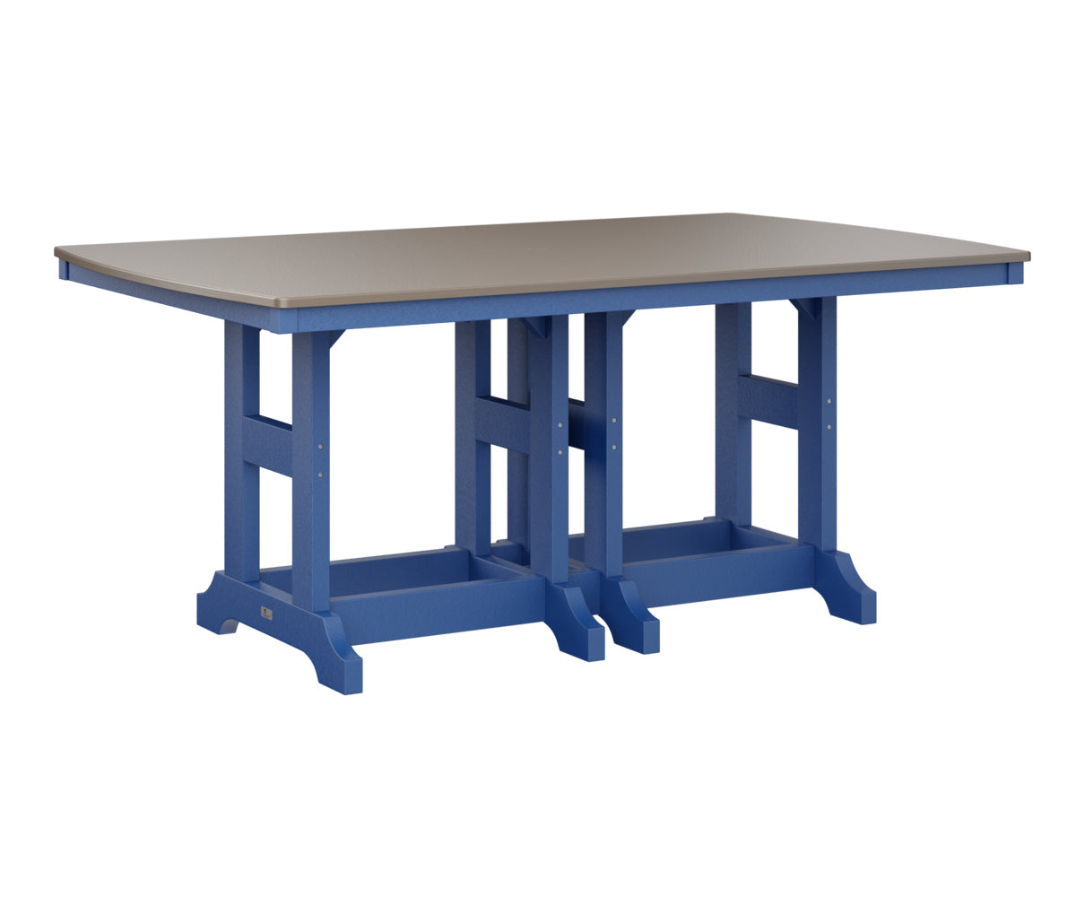 Berlin Gardens Garden Classic 44" x 72" Rectangular Counter Table with Hammered Top