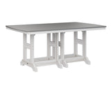 Berlin Gardens Garden Classic 44" x 72" Rectangular Bar Table with Hammered Top