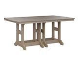 Berlin Gardens Garden Classic 44" x 72" Rectangular Counter Table with Hammered Top