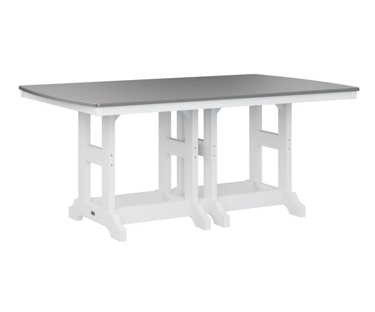 Berlin Gardens Garden Classic 44" x 72" Rectangular Counter Table with Hammered Top
