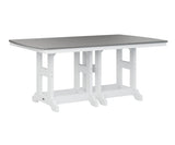 Berlin Gardens Garden Classic 44" x 72" Rectangular Bar Table with Hammered Top