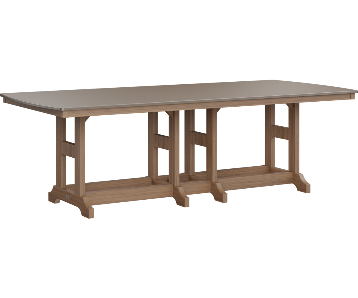 Berlin Gardens Garden Classic 44" x 96" Rectangular Bar Table with Hammered Top