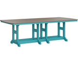 Berlin Gardens Garden Classic 44" x 96" Rectangular Bar Table with Hammered Top