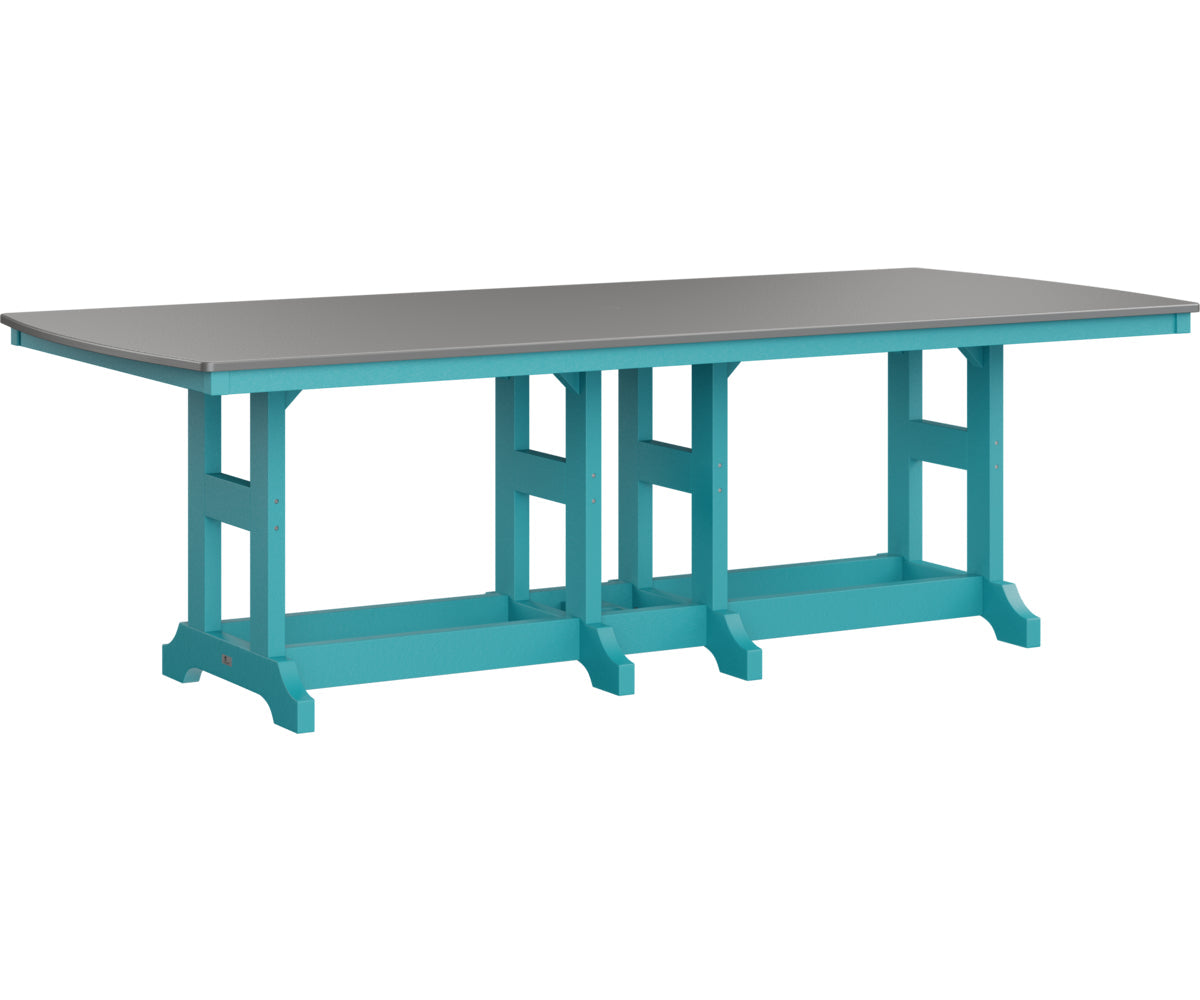 Berlin Gardens Garden Classic 44" x 96" Rectangular Bar Table with Hammered Top