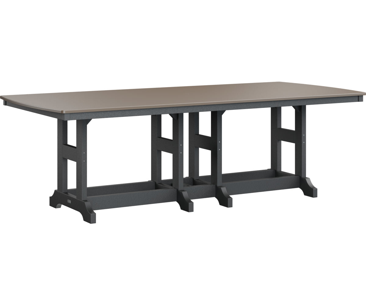 Berlin Gardens Garden Classic 44" x 96" Rectangular Bar Table with Hammered Top