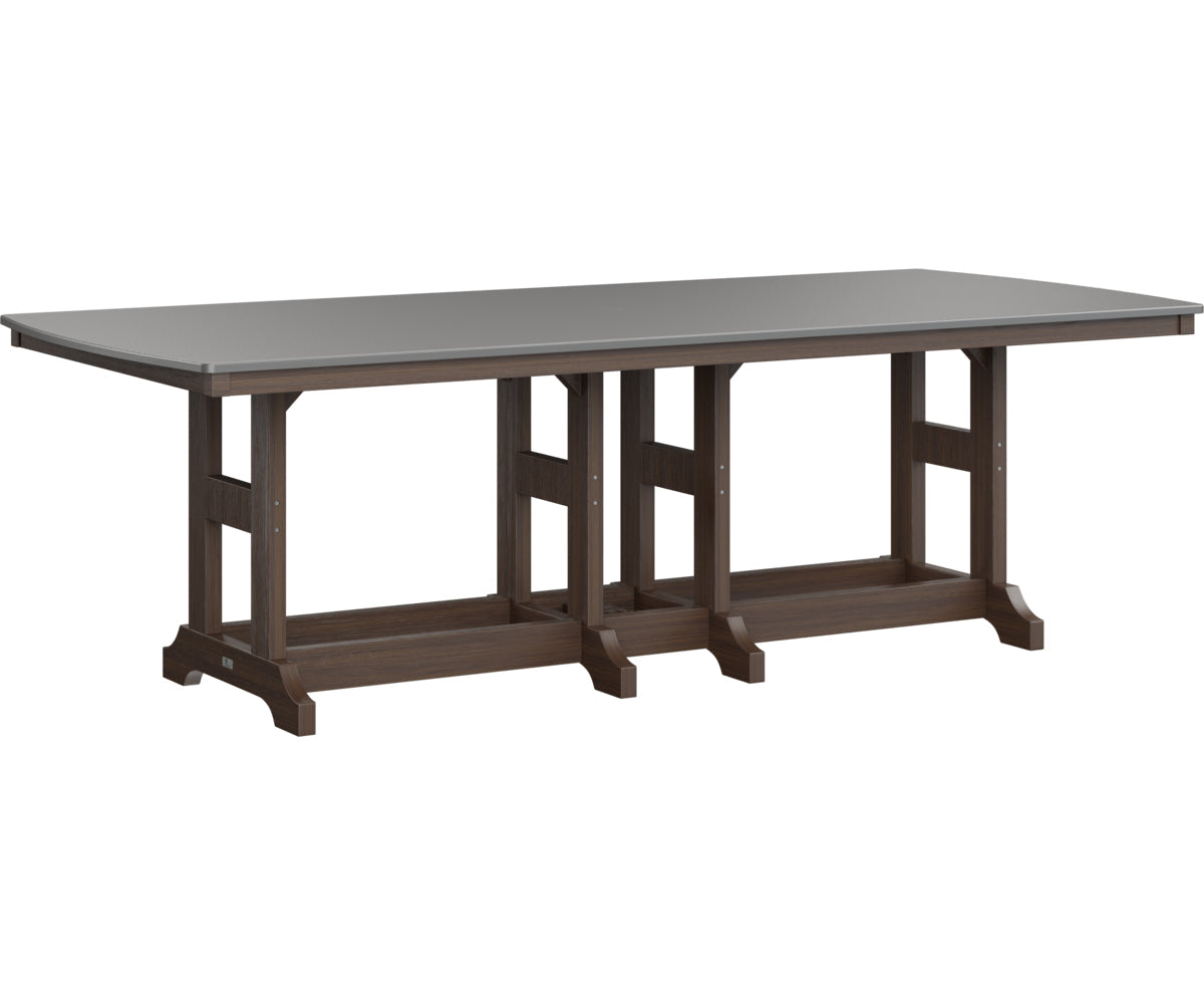 Berlin Gardens Garden Classic 44" x 96" Rectangular Bar Table with Hammered Top