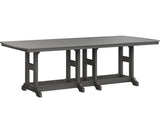 Berlin Gardens Garden Classic 44" x 96" Rectangular Bar Table with Hammered Top