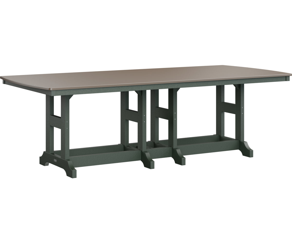 Berlin Gardens Garden Classic 44" x 96" Rectangular Bar Table with Hammered Top
