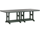 Berlin Gardens Garden Classic Bar Height 44" x 96" Rectangular Table with Hammered Top