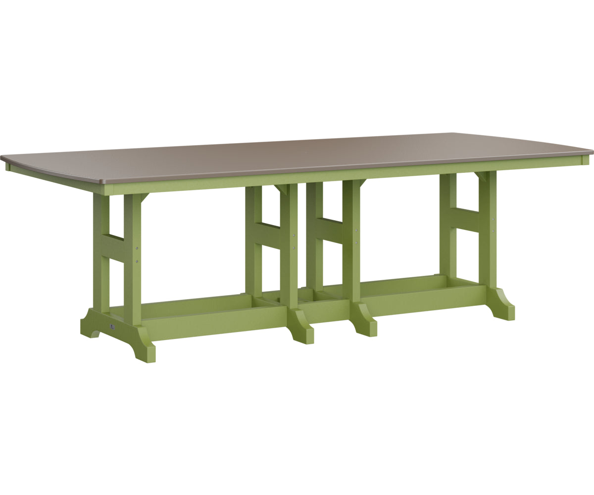 Berlin Gardens Garden Classic 44" x 96" Rectangular Bar Table with Hammered Top