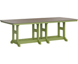 Berlin Gardens Garden Classic 44" x 96" Rectangular Bar Table with Hammered Top