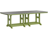 Berlin Gardens Garden Classic Bar Height 44" x 96" Rectangular Table with Hammered Top