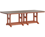 Berlin Gardens Garden Classic 44" x 96" Rectangular Bar Table with Hammered Top