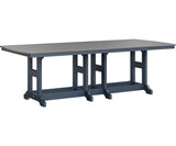 Berlin Gardens Garden Classic 44" x 96" Rectangular Bar Table with Hammered Top