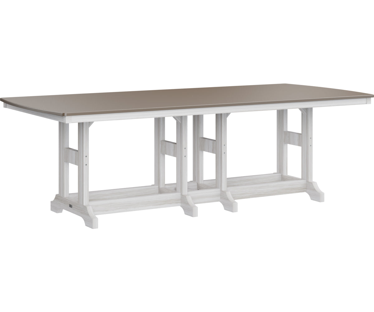 Berlin Gardens Garden Classic 44" x 96" Rectangular Bar Table with Hammered Top